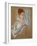 The Long Gloves-Mary Cassatt-Framed Giclee Print