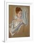 The Long Gloves-Mary Cassatt-Framed Giclee Print