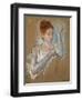 The Long Gloves-Mary Cassatt-Framed Giclee Print