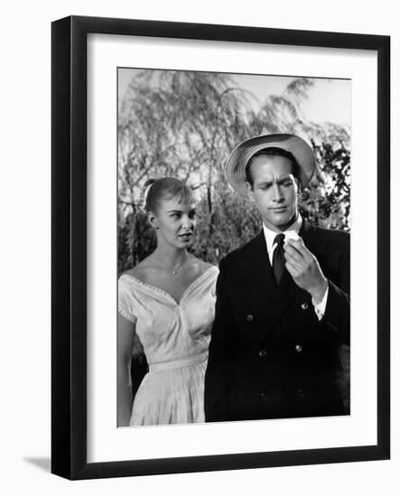 The Long, Hot Summer, Joanne Woodward, Paul Newman, 1958-null-Framed Photo