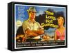 The Long, Hot Summer, UK Movie Poster, 1958-null-Framed Stretched Canvas