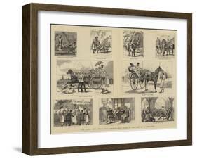 The Long, Long Indian Day, Twenty-Four Hours in the Life of a Subaltern-null-Framed Giclee Print