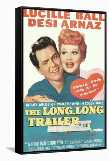 The Long, Long Traile, Desi Arnaz, Lucille Ball, 1954-null-Framed Stretched Canvas