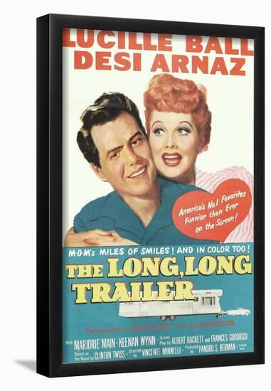 The Long, Long Traile, Desi Arnaz, Lucille Ball, 1954-null-Framed Poster