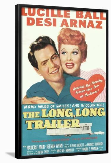 The Long, Long Traile, Desi Arnaz, Lucille Ball, 1954-null-Framed Poster