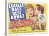 The Long Long Trailer, UK Movie Poster, 1954-null-Stretched Canvas