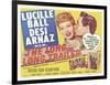 The Long Long Trailer, UK Movie Poster, 1954-null-Framed Art Print