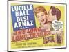 The Long Long Trailer, UK Movie Poster, 1954-null-Mounted Art Print