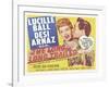 The Long Long Trailer, UK Movie Poster, 1954-null-Framed Art Print