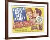 The Long Long Trailer, UK Movie Poster, 1954-null-Framed Art Print