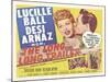 The Long Long Trailer, UK Movie Poster, 1954-null-Mounted Art Print