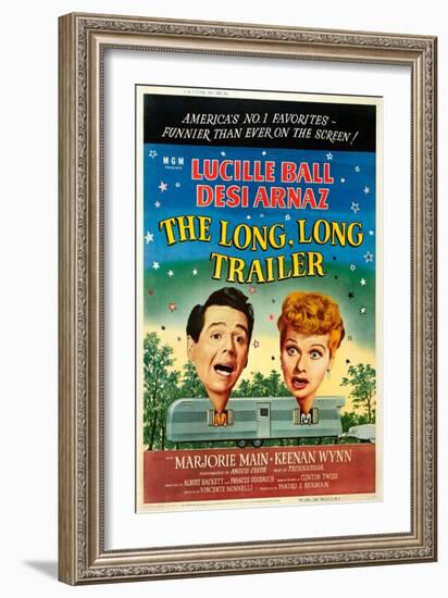 The Long Long Trailer-null-Framed Art Print