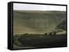 The Long Man, Wilmington, East Sussex, England, United Kingdom-Walter Rawlings-Framed Stretched Canvas