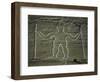 The Long Man, Wilmington Hill, Near Wilmington, South Downs, Sussex, England, United Kingdom-Ian Griffiths-Framed Photographic Print