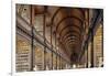 The Long Room in the library of Trinity College, Dublin, Republic of Ireland, Europe-Nigel Hicks-Framed Photographic Print