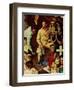 "The Long Shadow of Lincoln", February 10,1945-Norman Rockwell-Framed Giclee Print