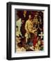 "The Long Shadow of Lincoln", February 10,1945-Norman Rockwell-Framed Giclee Print