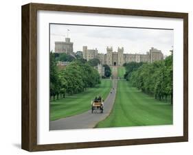 The Long Walk and Windsor Castle, Windsor, Berkshire, England, United Kingdom-Adam Woolfitt-Framed Photographic Print