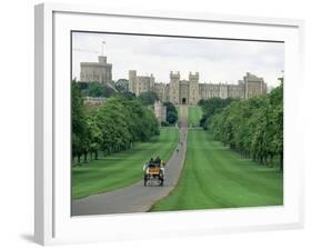 The Long Walk and Windsor Castle, Windsor, Berkshire, England, United Kingdom-Adam Woolfitt-Framed Photographic Print