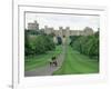 The Long Walk and Windsor Castle, Windsor, Berkshire, England, United Kingdom-Adam Woolfitt-Framed Photographic Print