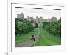 The Long Walk and Windsor Castle, Windsor, Berkshire, England, United Kingdom-Adam Woolfitt-Framed Photographic Print