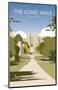 The Long Walk - Windsor Castle - Dave Thompson Contemporary Travel Print-Dave Thompson-Mounted Giclee Print