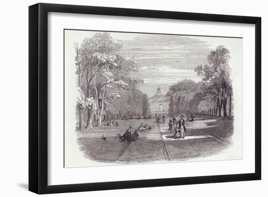 The Long Walk, Windsor, from The Illustrated London News, 14th November 1846-null-Framed Giclee Print