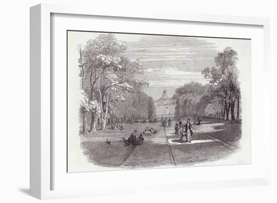 The Long Walk, Windsor, from The Illustrated London News, 14th November 1846-null-Framed Giclee Print