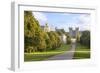 The Long Walk with Windsor Castle in the Background, Windsor, Berkshire, England-Charlie Harding-Framed Photographic Print