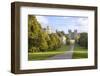 The Long Walk with Windsor Castle in the Background, Windsor, Berkshire, England-Charlie Harding-Framed Premium Photographic Print