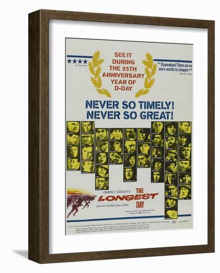 The Longest Day, 1962-null-Framed Art Print