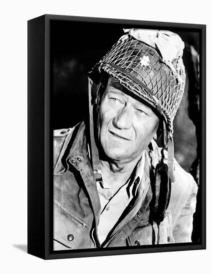 The Longest Day, John Wayne, 1962-null-Framed Stretched Canvas