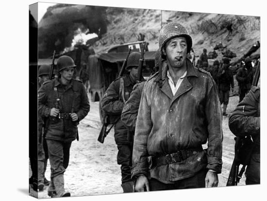 The Longest Day, Robert Mitchum, 1962-null-Stretched Canvas
