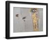 The Longing for Happiness, from the Beethoven Frieze', 1902 (Fresco)-Gustav Klimt-Framed Giclee Print