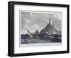 'The Longships Lighthouse off the Lands End, Cornwall', 1814-William Daniell-Framed Giclee Print