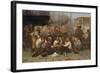 The Longshoremen's Noon, 1879-John George Brown-Framed Giclee Print