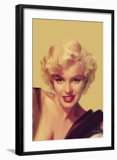 The Look in Gold-Chris Consani-Framed Premium Giclee Print