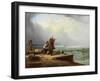 The Look Out, Shields Harbour, 1831-Henry Perlee Parker-Framed Giclee Print