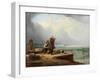 The Look Out, Shields Harbour, 1831-Henry Perlee Parker-Framed Giclee Print