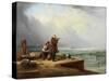 The Look Out, Shields Harbour, 1831-Henry Perlee Parker-Stretched Canvas