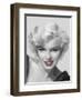 The Look Red Lips-Chris Consani-Framed Art Print