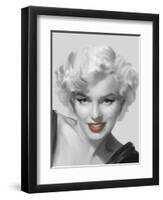 The Look Red Lips-Chris Consani-Framed Art Print