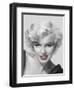 The Look Red Lips-Chris Consani-Framed Art Print