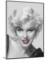 The Look Red Lips-Chris Consani-Mounted Art Print