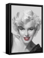 The Look Red Lips-Chris Consani-Framed Stretched Canvas