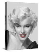 The Look Red Lips-Chris Consani-Stretched Canvas