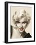 The Look Red Lips-Consani Chris-Framed Art Print