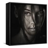 The Look-Ivan Lee-Framed Stretched Canvas