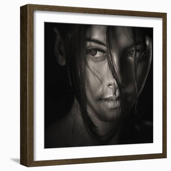 The Look-Ivan Lee-Framed Photographic Print