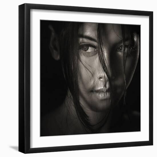 The Look-Ivan Lee-Framed Photographic Print